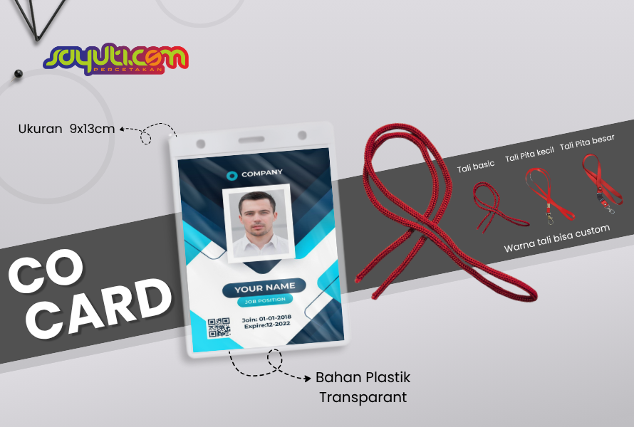 plastik Co card + AC260 + Tali Biasa